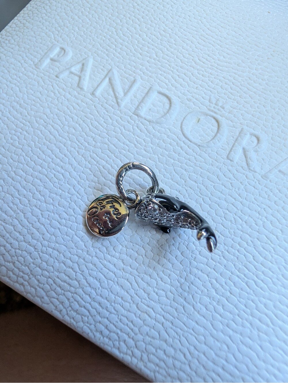 Silver Charm pandora whale orca